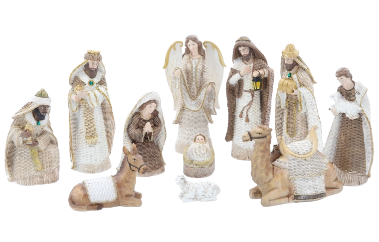 Komplet festlig scene