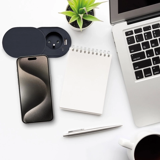 Hurtigopladning via USB-C PD og USB-A QC 3.0