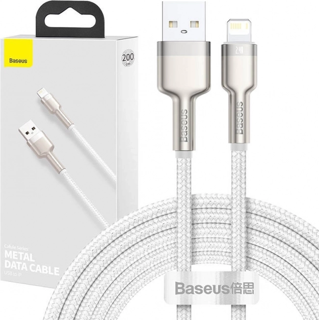 USB-kabel Lightning Baseus Cafule 2,4A 2 m