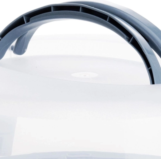 Gennemsigtig kuppel med sammenklappeligt håndtag