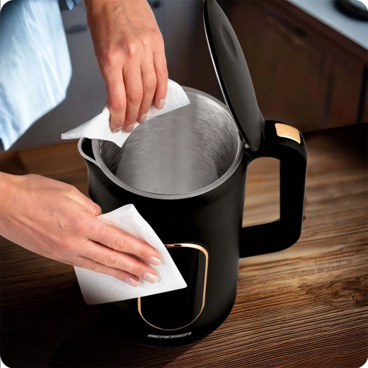 Nem rengøring og hygiejnisk inderside i rustfrit stål