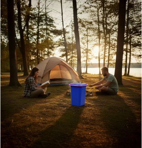 Ideelt til rejser og camping