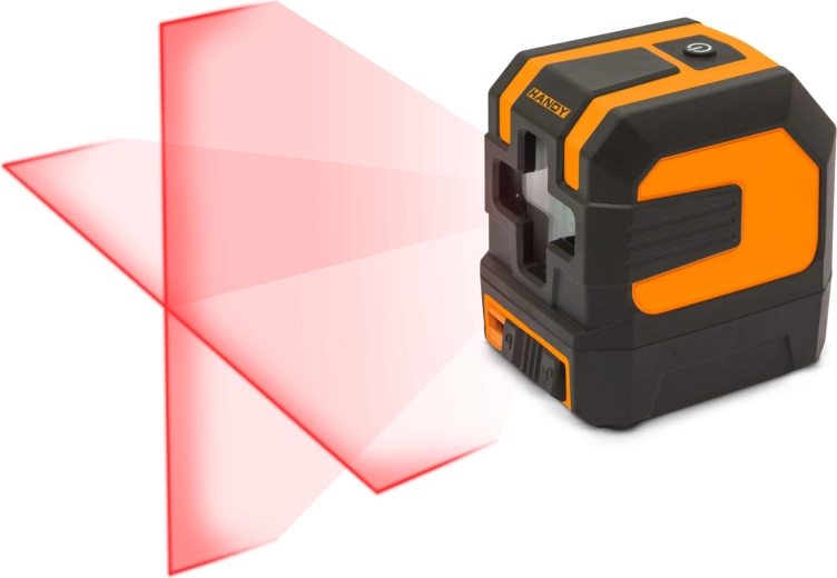Præcise røde laserlinjer