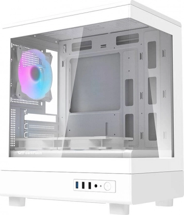 Computer Case Darkflash med aRGB blæsere hvid