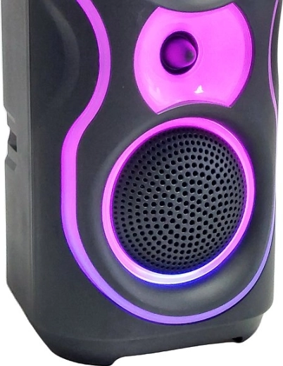 Mikrofonindgang og batteridrift