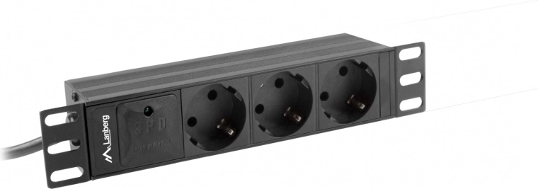 Montering i 10″-rack i 1U-format