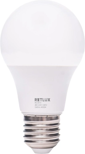 LED-pære RETLUX E27 4 W 540 lm kold hvid