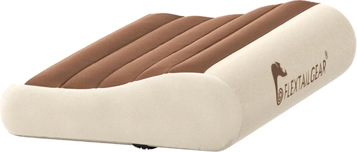 Flextail Zero Pillow oppustelig rejsepude brun