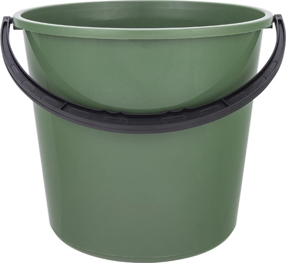 Plastspand med plastikhank 5 l grøn