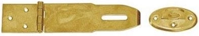 Dækket låsebeslag 180 × 45 × 2 mm til hængelås