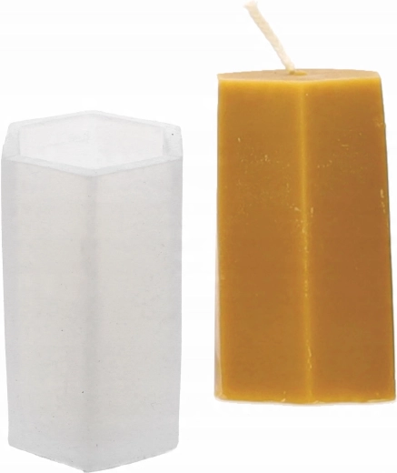 Geometrisk sekskantet lys med skarpe kanter