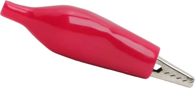 Stor krokodillenæb med rød PVC-isolering
