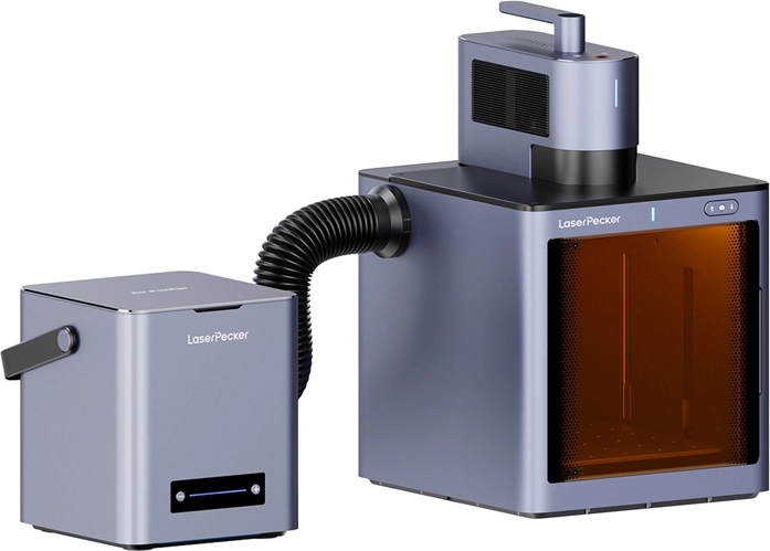 Sikker indendørs drift takket være beskyttelseskabinet og udsugning