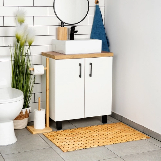 Naturlig bambus, der holder