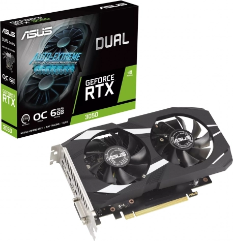 Grafikkort ASUS GeForce RTX 3050 Dual OC 6GB GDDR6