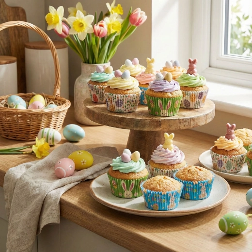 Påskepapirforme til muffins, 100 stk.