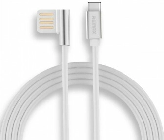 Remax datakabel USB‑C 1 m, sølvfarvet