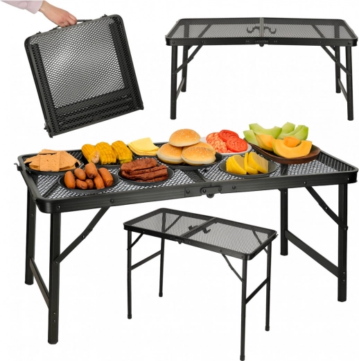 Sammenklappeligt Campingbord med Mesh-bordplade