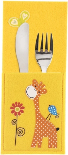Orion etui til børnebestik giraf 21 × 9 cm