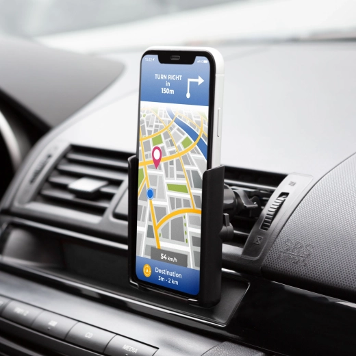 Sort telefonholder til ventilationsrist