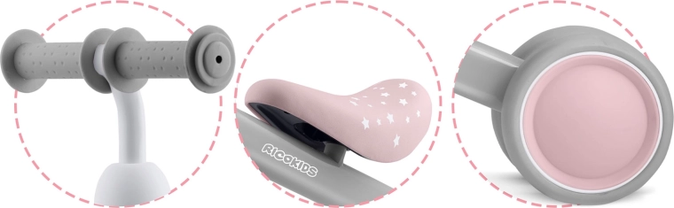 Komfortabelt sæde og sikkert greb