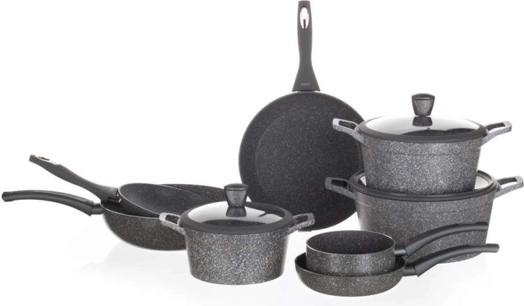 Behagelige soft‑touch-håndtag og glaslåg