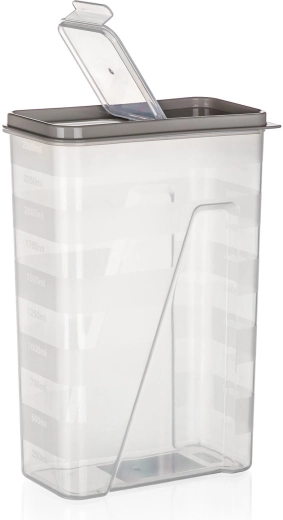 Praktisk åbent låg for nem udhældning