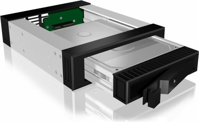 Hotswap-ramme til 5,25'' for 3,5''/2,5'' HDD/SSD SATA/SAS