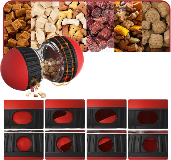 Justerbare åbninger til forskellige godbidder