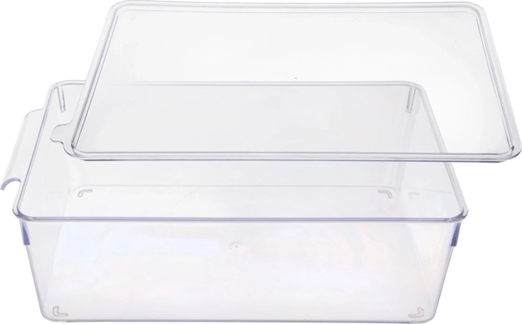 Gennemsigtigt design og praktiske håndtag