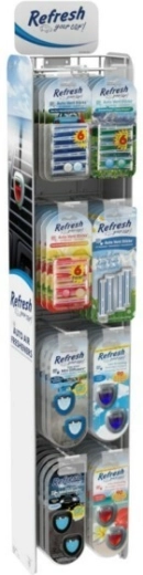 Stativ CALIFORNIA SCENTS Refresh Sidekick til ventilationsklips, kapacitet 64 pakker