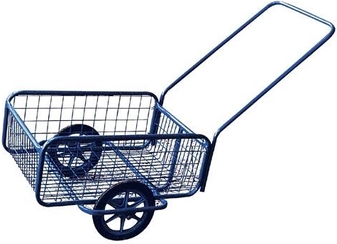 Tokhjulet transportvogn Popular I med gummikant