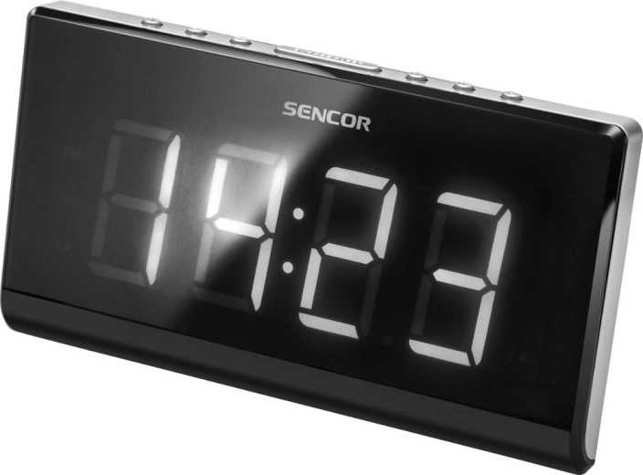 Sencor-clockradio med tidsprojektion