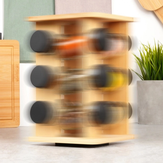 Drejeligt design for hurtig adgang til krydderier