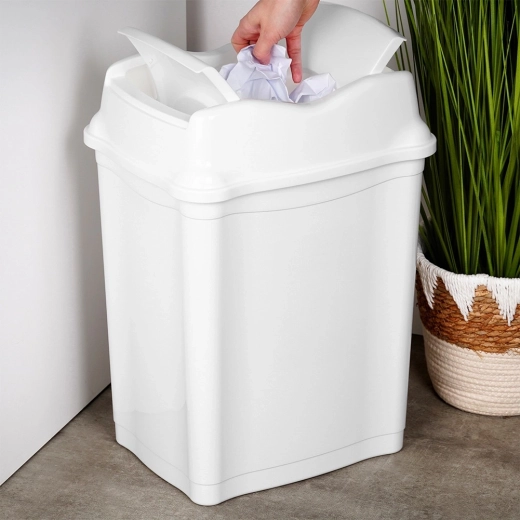 Behageligt vippe­låg til hygiejnisk brug