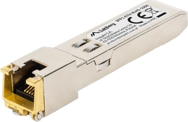Gigabit-SFP-modul med RJ45 til kobberbaseret Ethernet