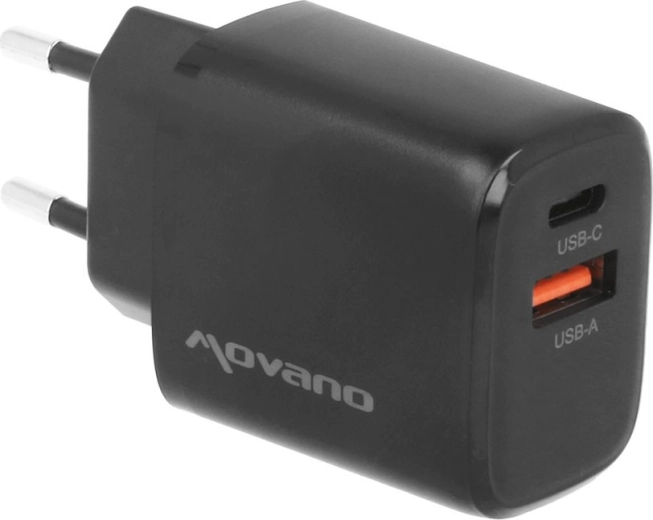 To porte: USB‑C PD + USB‑A