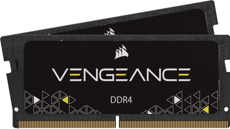 Hukommelse DDR4 Vengeance 32GB/3200 (2*16GB) CL22 SODIMM, sort