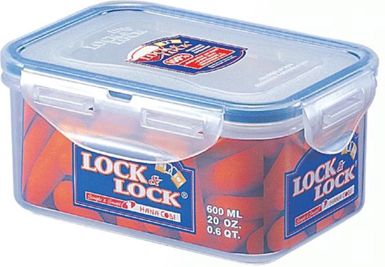 LOCKnLOCK madopbevaringsboks rektangulær 600 ml