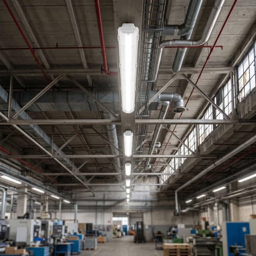Ensartet belysning af store arealer
