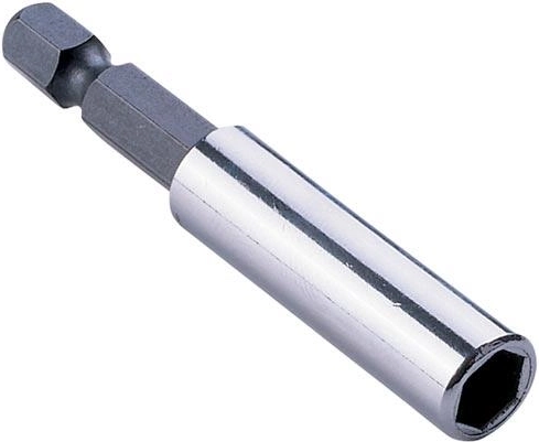 Magnetisk bitsholder 1/4" 60 mm i rustfrit og krom-vanadiumstål