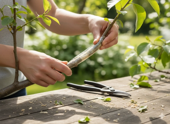 Fast og skånsom sammentrækning af podning