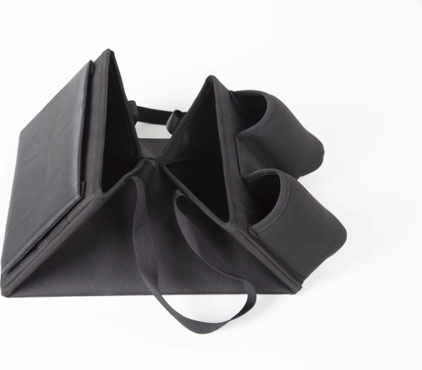 Flaskeholdere og sammenklappelig konstruktion