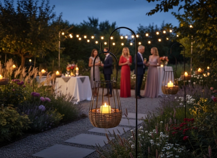 Bærbar og ophængelig dekoration til udendørsområder