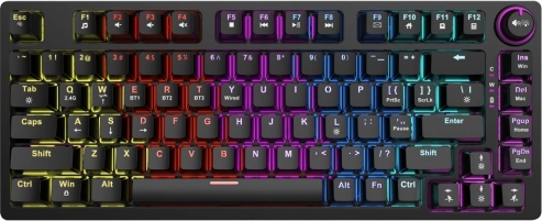 Savio PHENIX trådløst mekanisk tastatur med Gateron Red Pro-switche