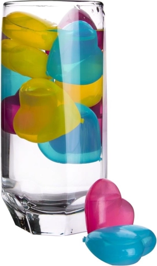 Stilfuld hjerteform og levende farver