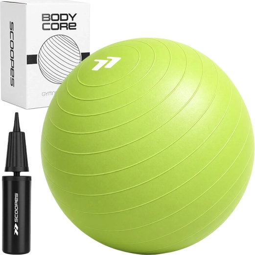 Gymnastikbold BodyCore 55 cm grøn