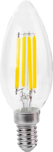 LED-filamentpære Retlux E14 4 W varm hvid