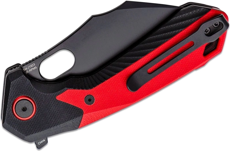 Tekstureret G10-håndtag og lommeklip