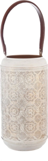 Mandala lysestage beige-guld